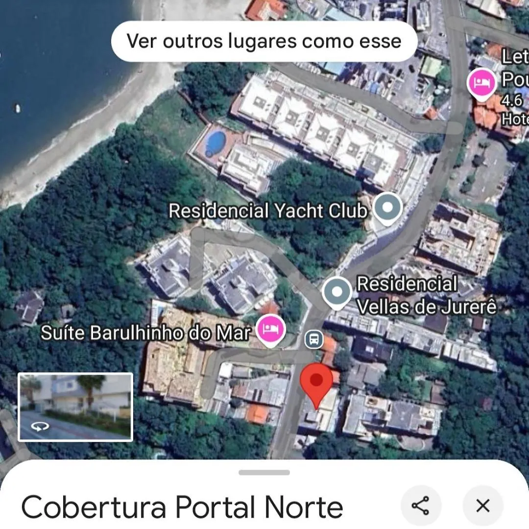 Jurere Cobertura 400M Do Mar Vista Linda Apartment Florianopolis